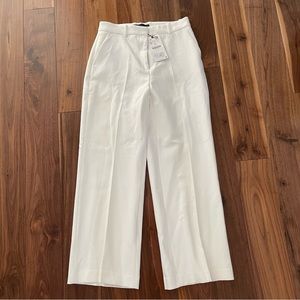 ZARA WHITE MENSWEAR PANTS